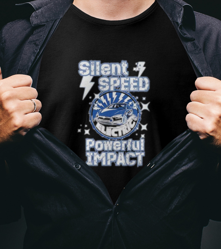 Silent Speed Electric Powerful Impact Car Driver T-Shirt