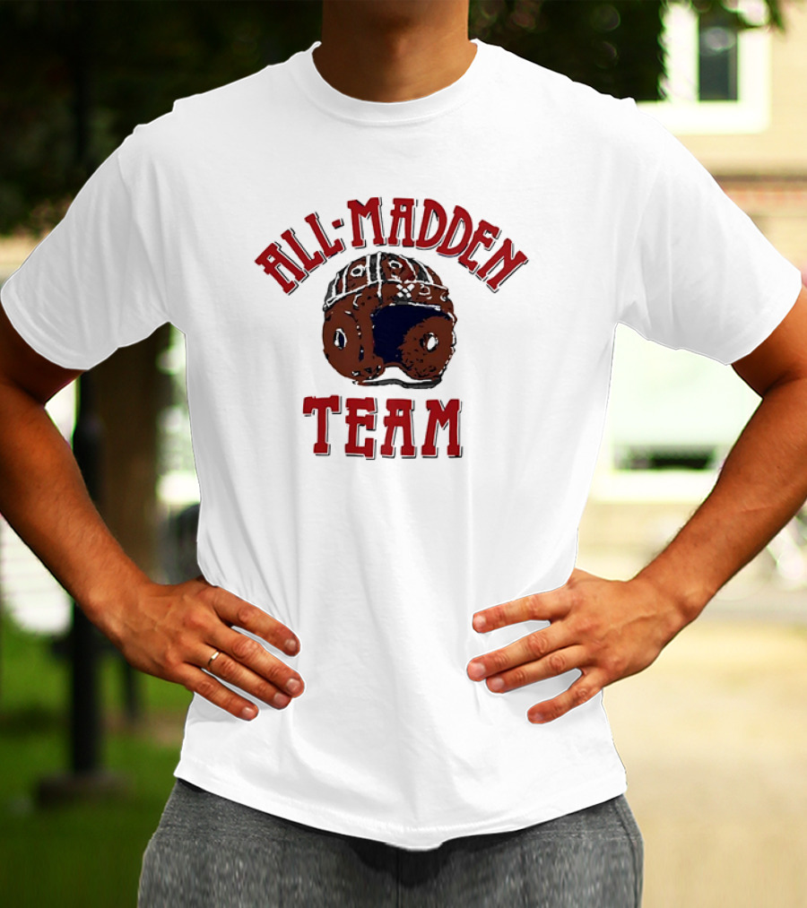 All Madden Team 1992 Vintage Football Helmet T-Shirt
