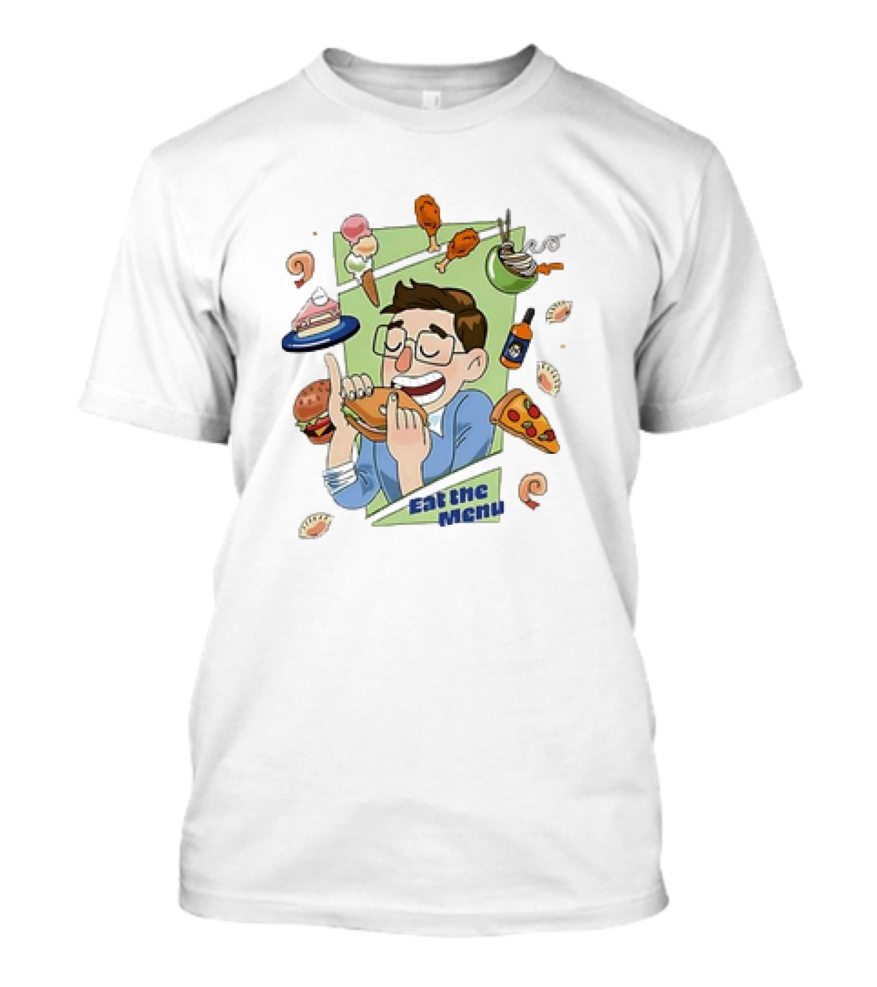Keith's Food Bounty: Eat The Menu Cartoon Adventure T-Shirt