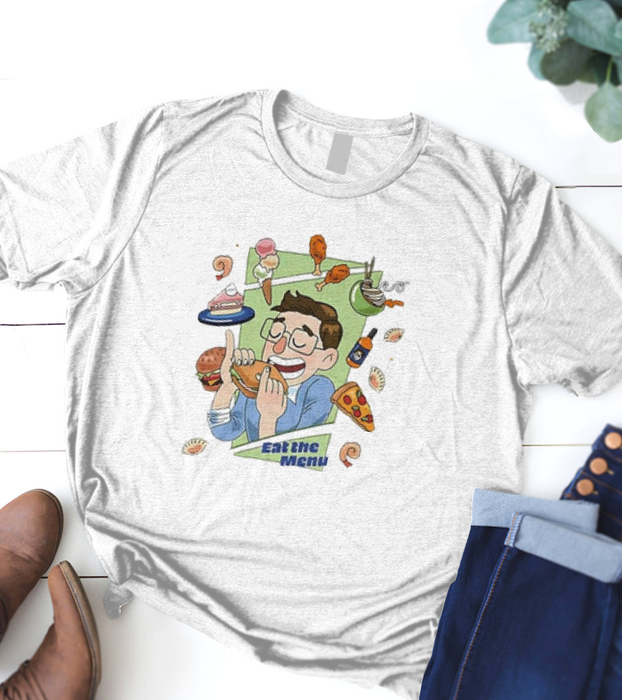 Keith's Food Bounty: Eat The Menu Cartoon Adventure T-Shirt
