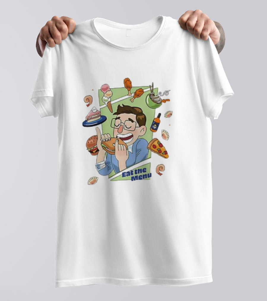 Keith's Food Bounty: Eat The Menu Cartoon Adventure T-Shirt