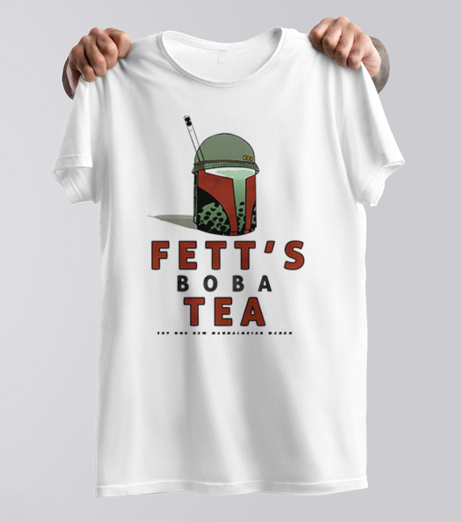 Fett’s Boba Tea Try Our New Mandalorian Flavor T-Shirt