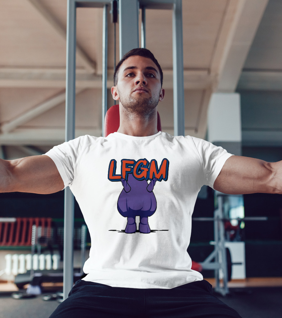 Grimace Holding LFGM Sign T-Shirt