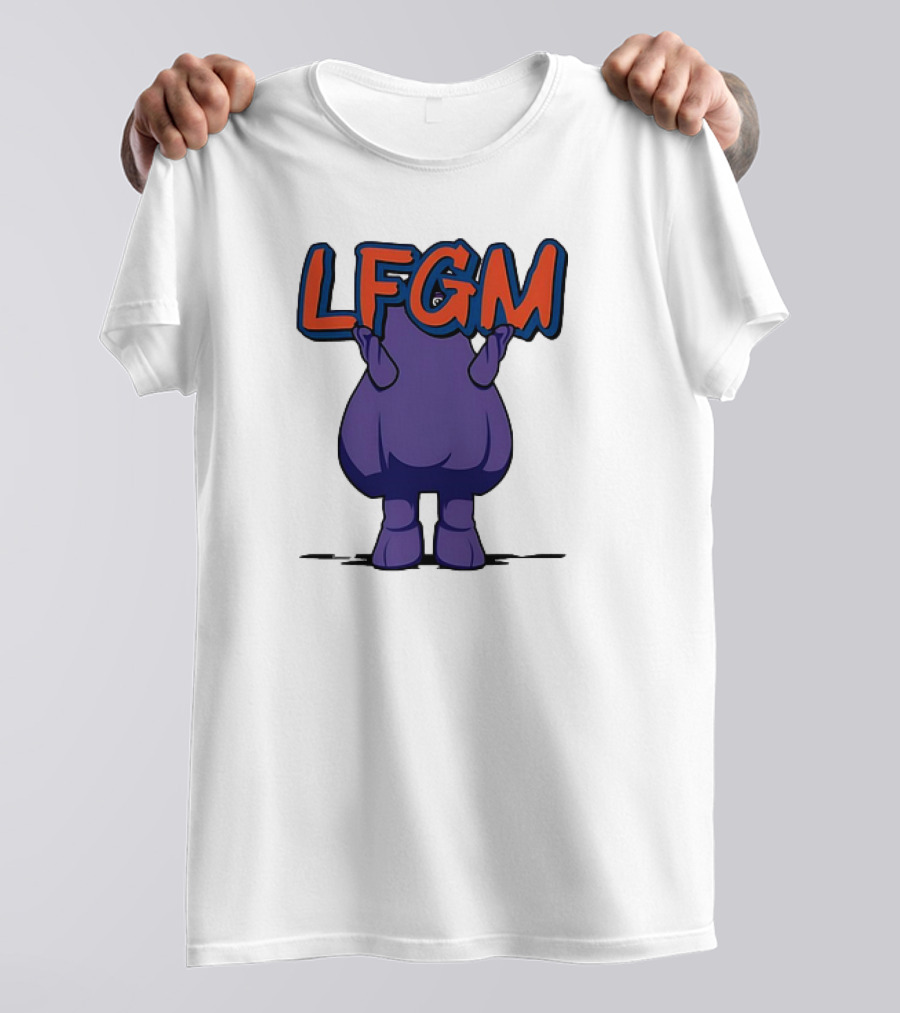 Grimace Holding LFGM Sign T-Shirt