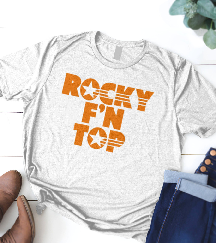 Tennessee Volunteers Basketball Rocky F’n Top Star Stripes T-Shirt