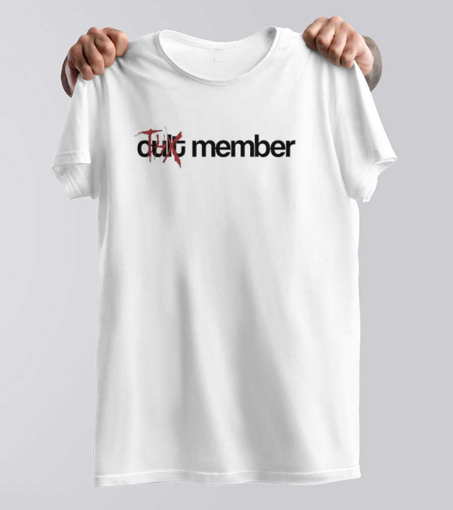 Thx Cult Member With Scratched T-Shirt