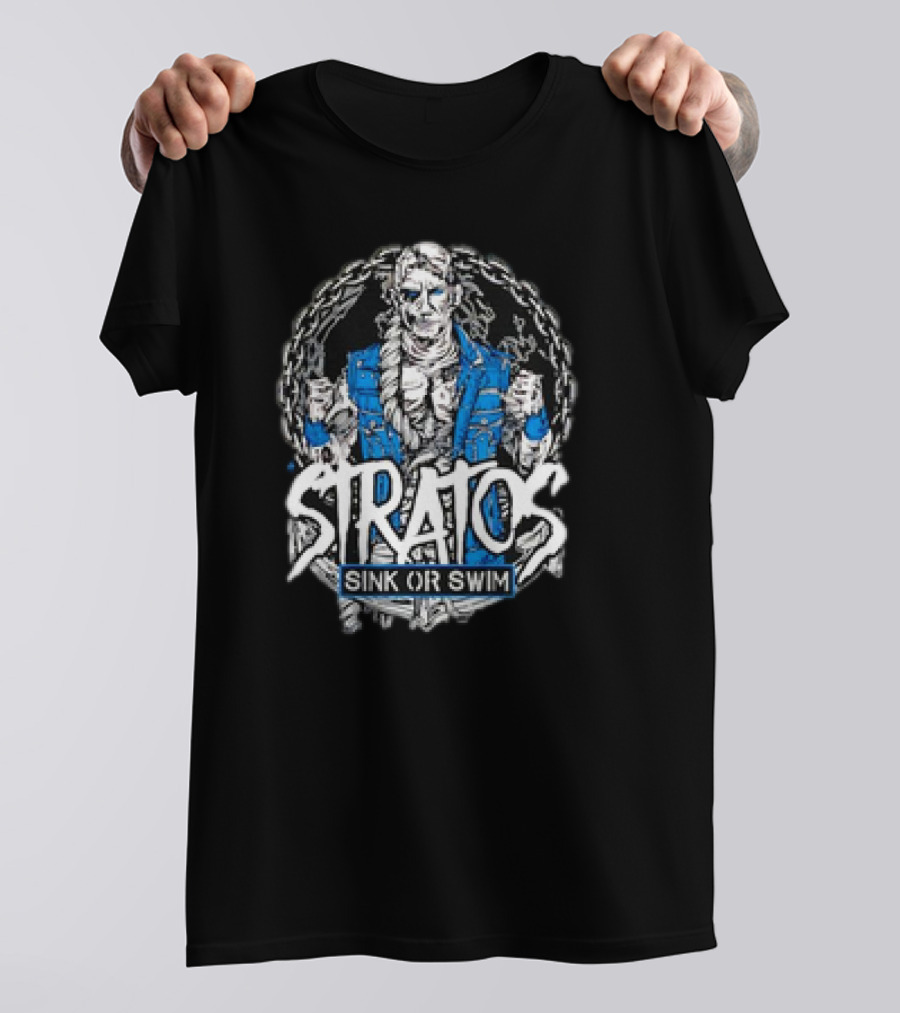 Stratos Sink Or Swim Zombified Horror Danny T-Shirt