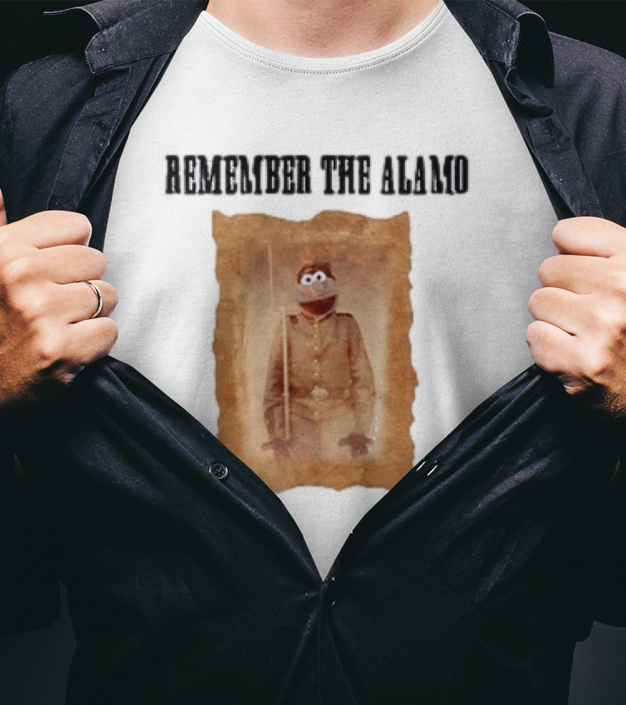 Remember The Alamo Funny Puppet T-Shirt