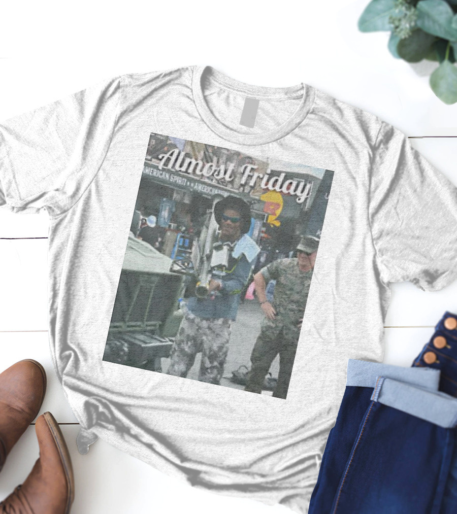 Almost Friday Rocket Launcher Fun Lamar Jackson T-Shirt
