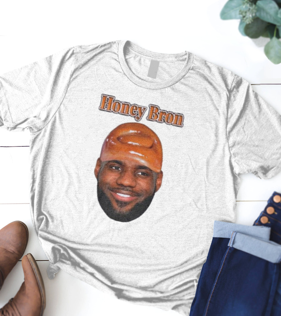 Honey Bron Lebron James Honey Brown Face T-Shirt