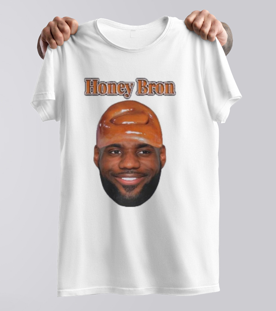 Honey Bron Lebron James Honey Brown Face T-Shirt