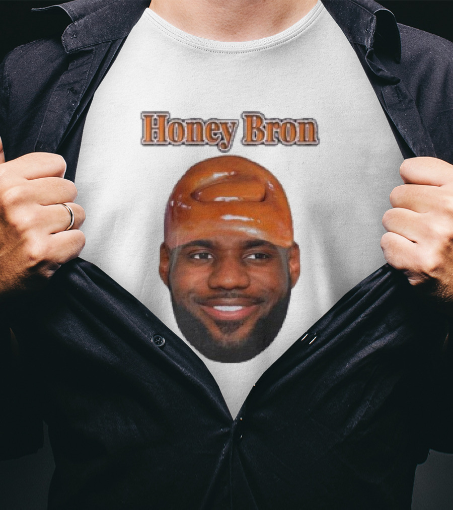 Honey Bron Lebron James Honey Brown Face T-Shirt
