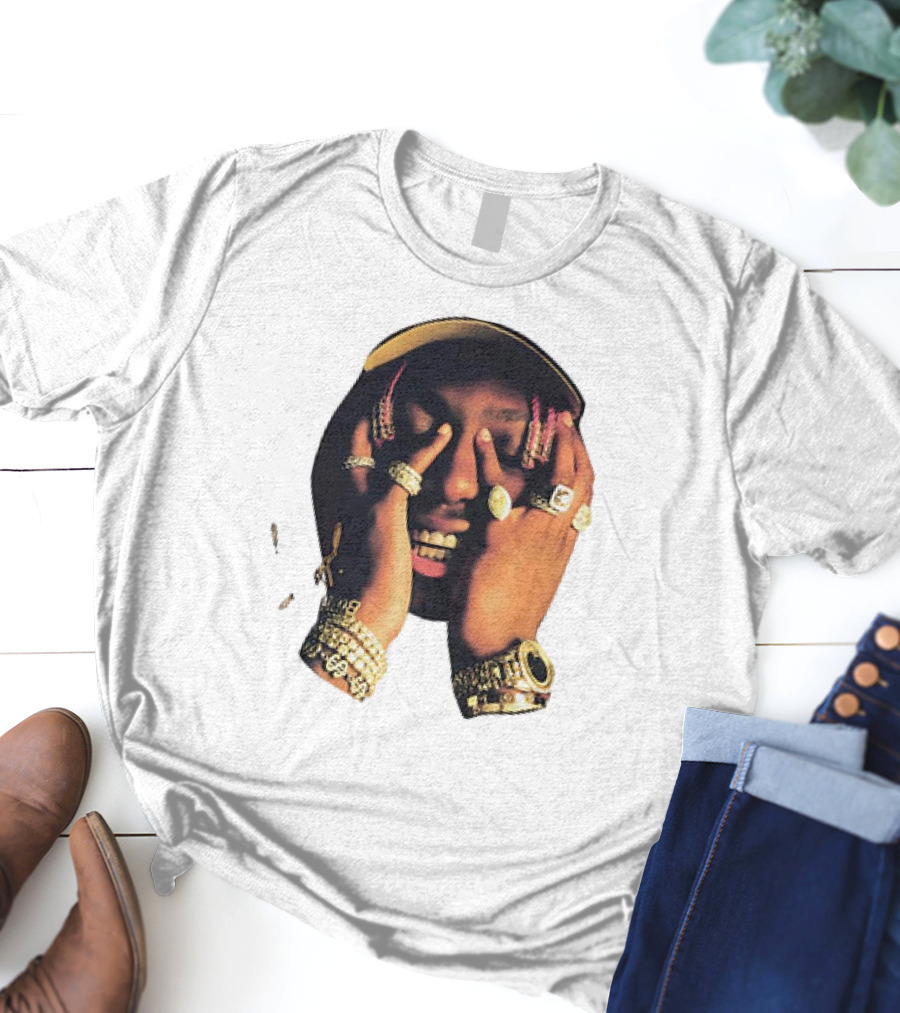 Lil Yachty Rap Hip Hop Jewelry Face Expression T-Shirt