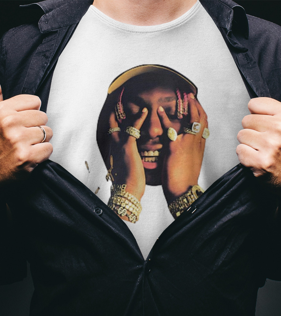Lil Yachty Rap Hip Hop Jewelry Face Expression T-Shirt