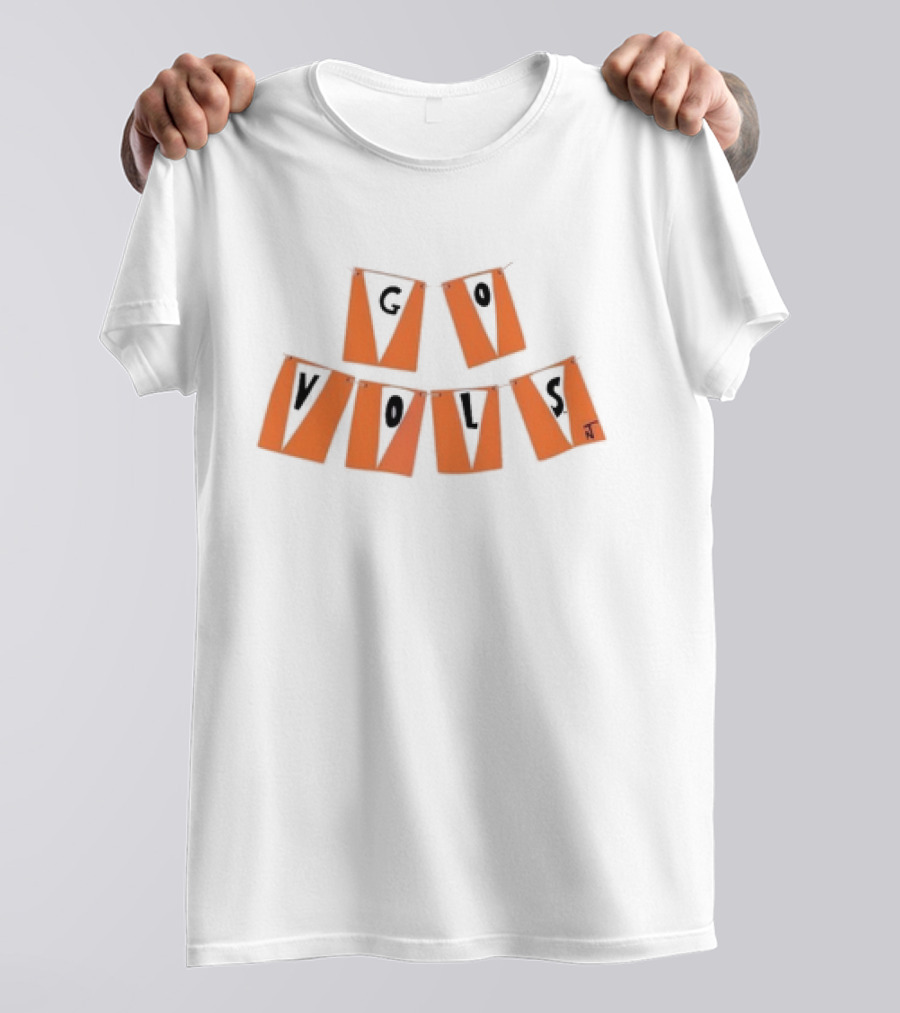 Nolan Turner Go Vols Orange Pennant Banner T-Shirt