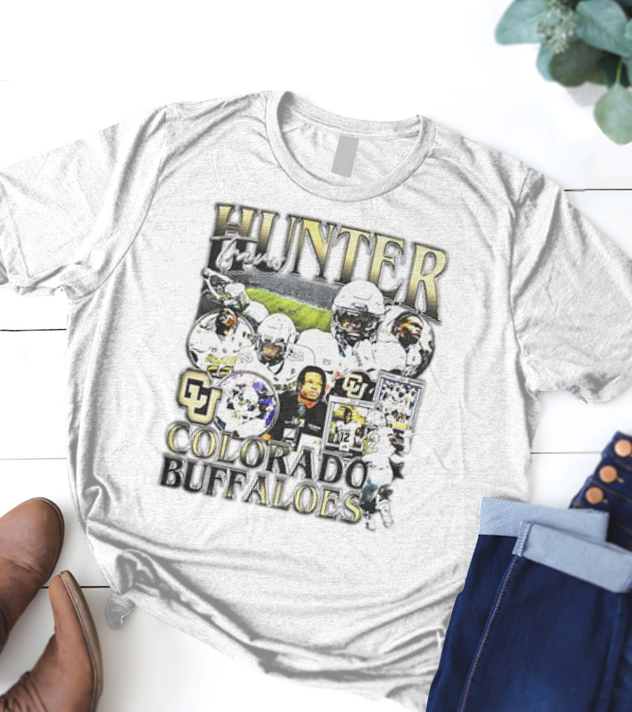 Hunter Travis #12 Colorado Buffaloes Football T-Shirt