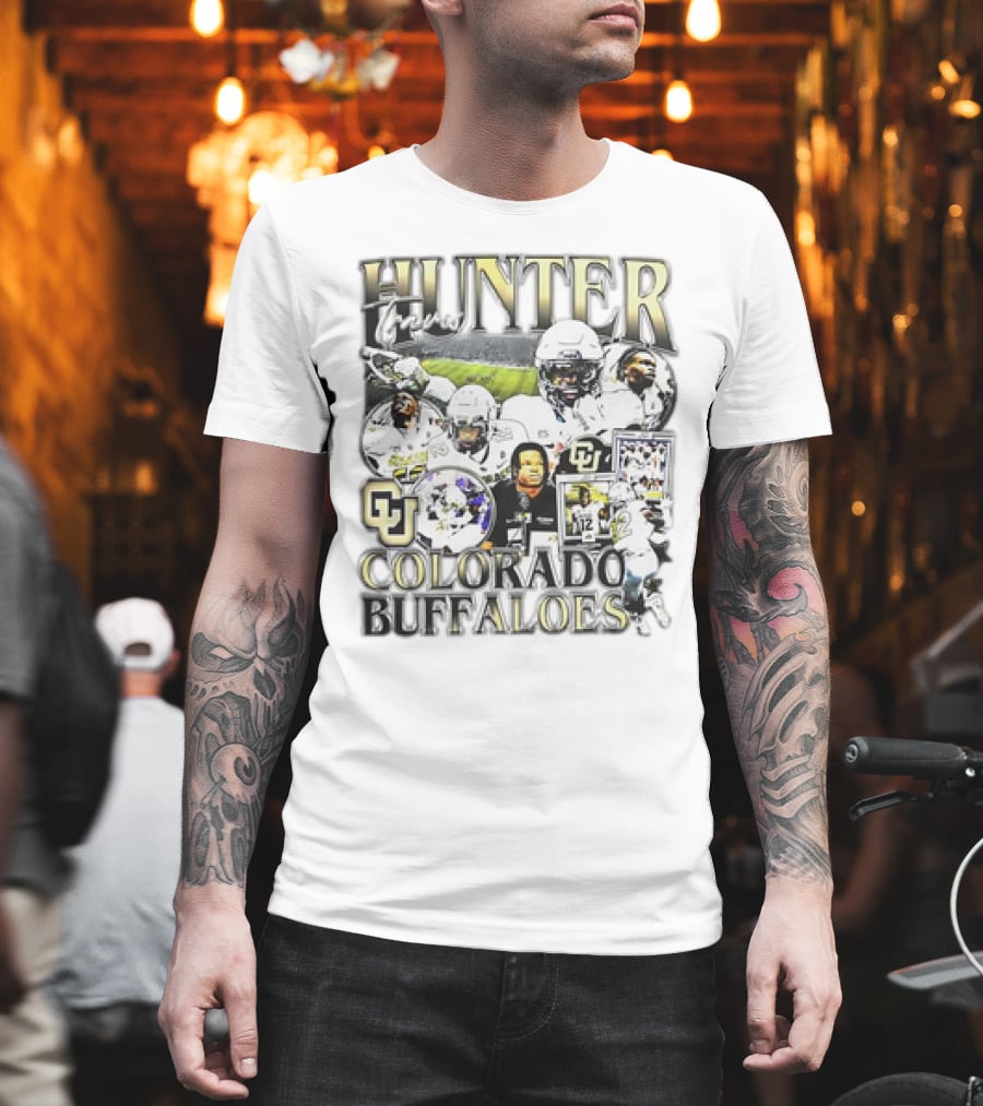 Hunter Travis #12 Colorado Buffaloes Football T-Shirt