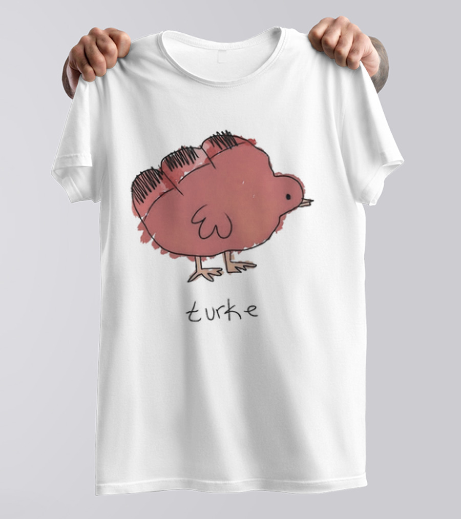 Turke Turkey Thanksgiving Turkey Drawing T-Shirt