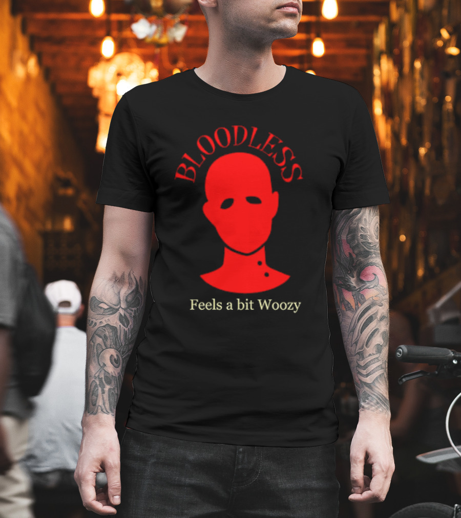 Bloodless Feels A Bit Woozy Red Mask T-Shirt
