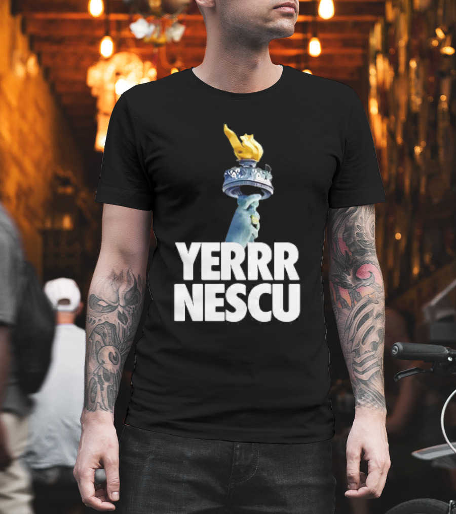 Yerrrnescu Statue Of Liberty Torch T-Shirt