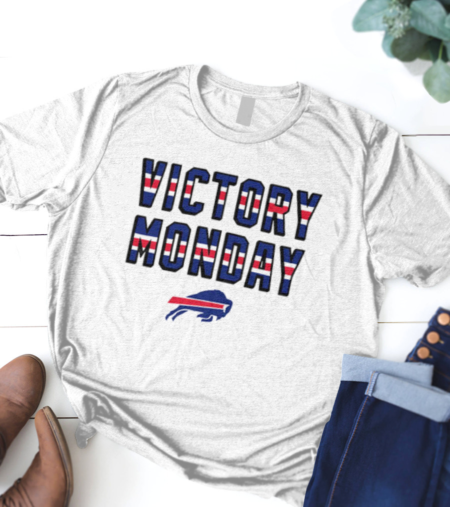 Buffalo Bills Victory Monday Bold Team Spirit T-Shirt