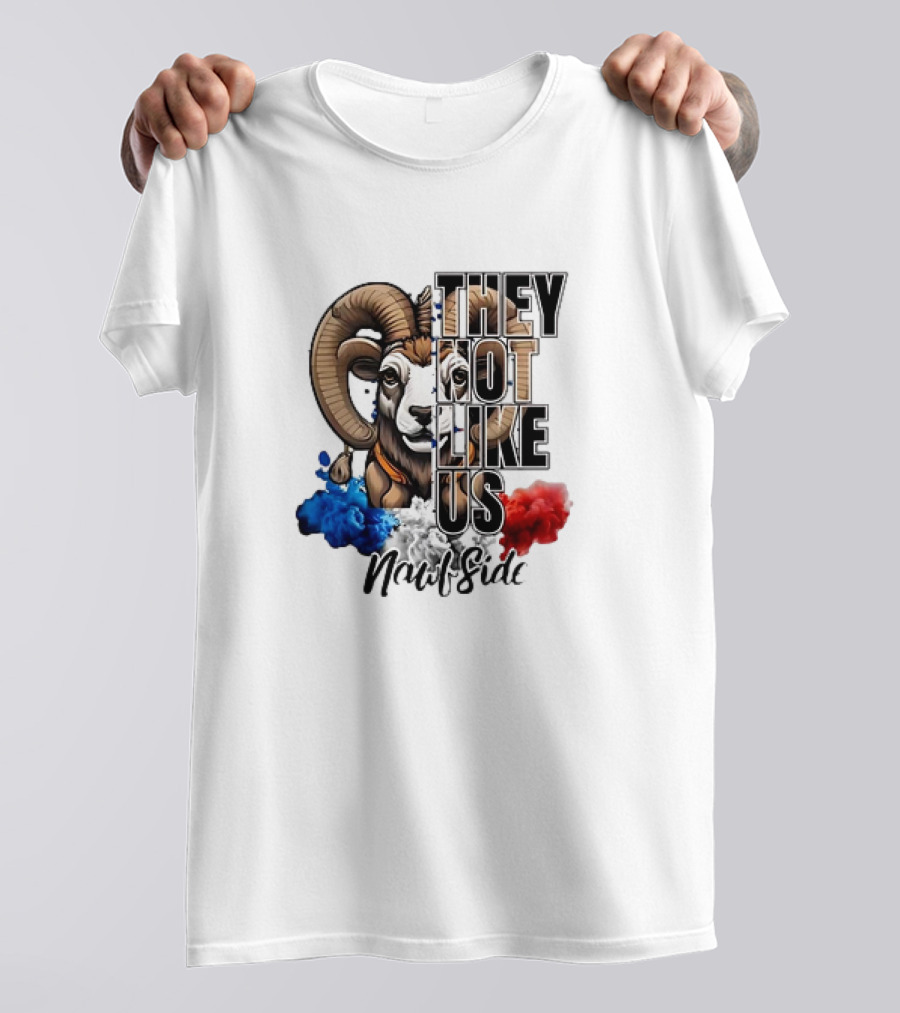 GW Carver High School RAMS They Not Like Us Nawfside T-Shirt