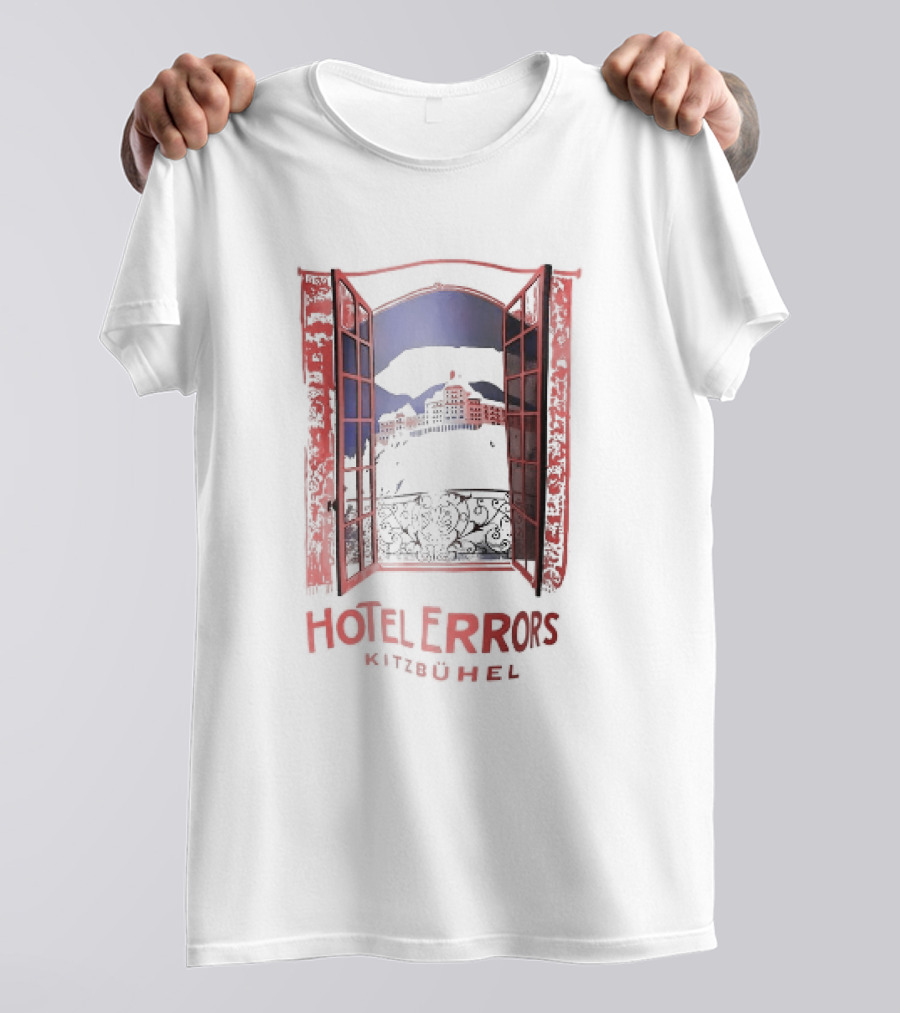 Hotel Errors Kitzbühel Mountain View Vintage Window T-Shirt