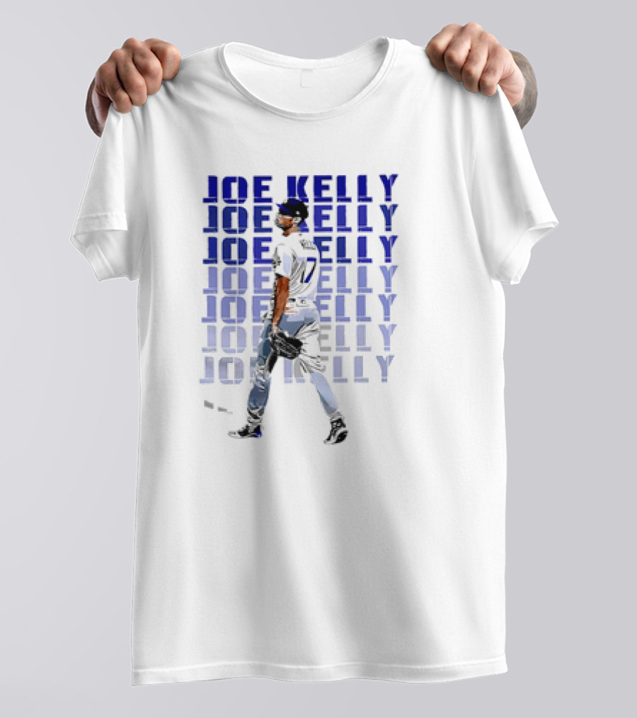 Joe Kelly Los Angeles Dodgers Baseball Player No. 17 T-Shirt