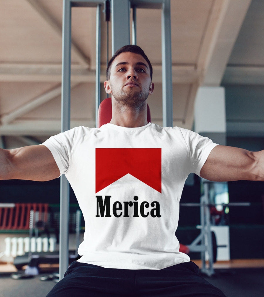 Merica Red Chevron T-Shirt