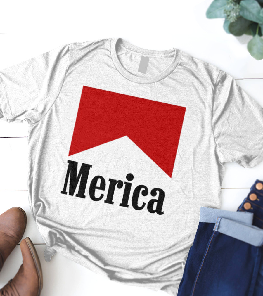 Merica Red Chevron T-Shirt
