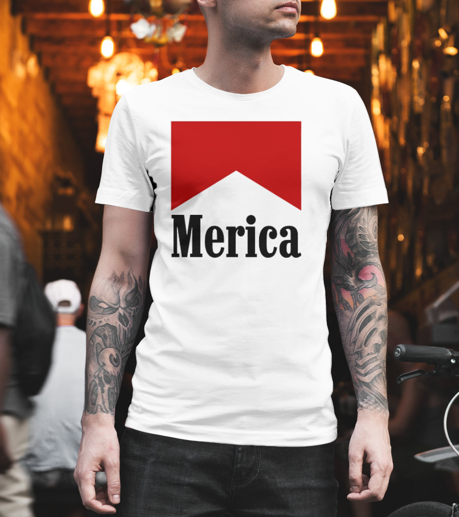 Merica Red Chevron T-Shirt