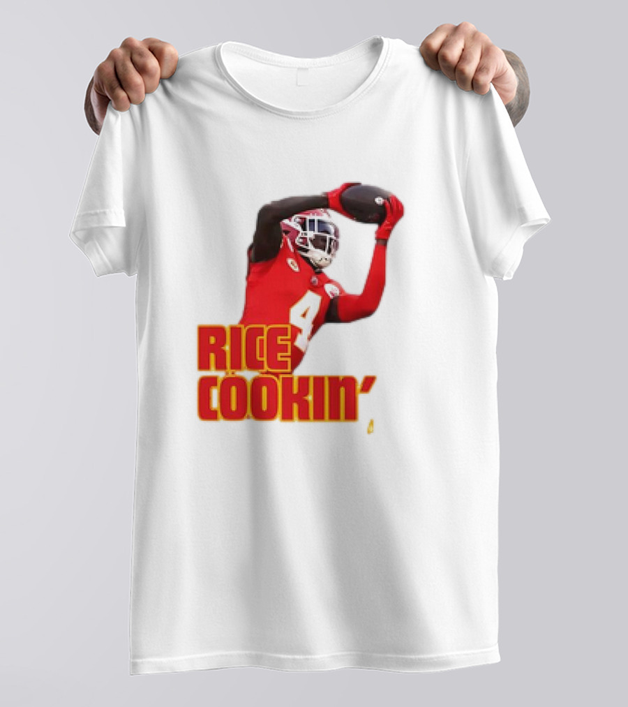 Rasheed Rice Cookin' Kansas City Chiefs Football WR1 T-Shirt