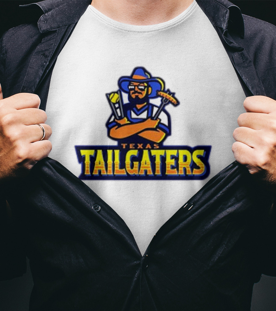 Texas Tailgaters Cartoon Logo Savannah Bananas T-Shirt