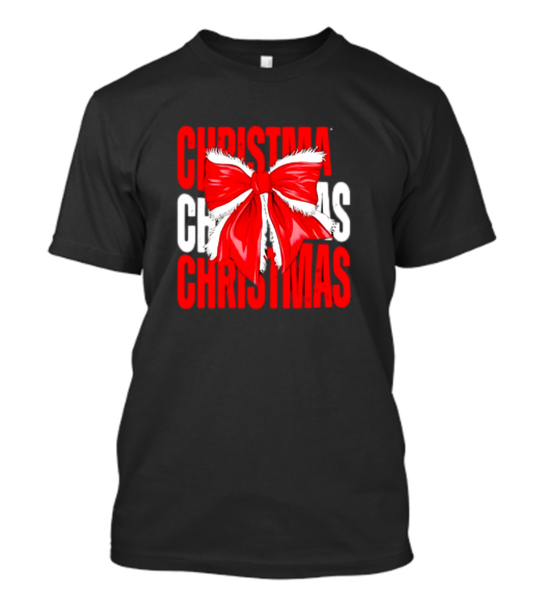 Christmas Santa Claus Bow T-Shirt