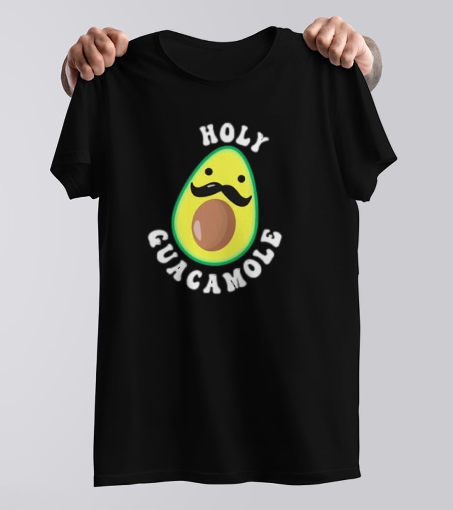 Holy Guacamole Meme Cartoon Avocado T-Shirt