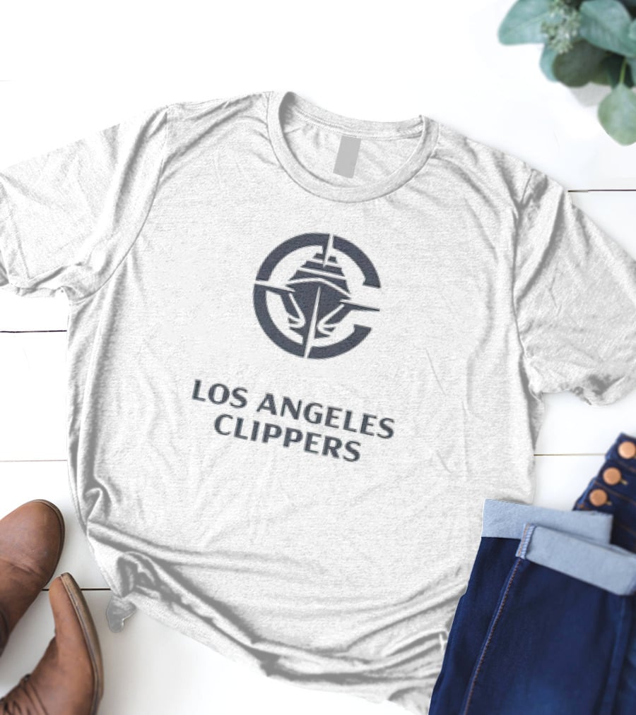 LOS ANGELES CLIPPERS C LOGO SHIP ELEMENTS T-Shirt