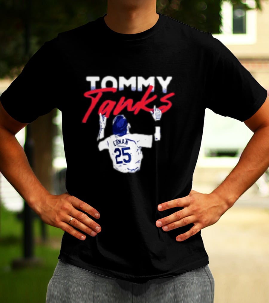 Tommy Tanks 25 Dodgers T-Shirt
