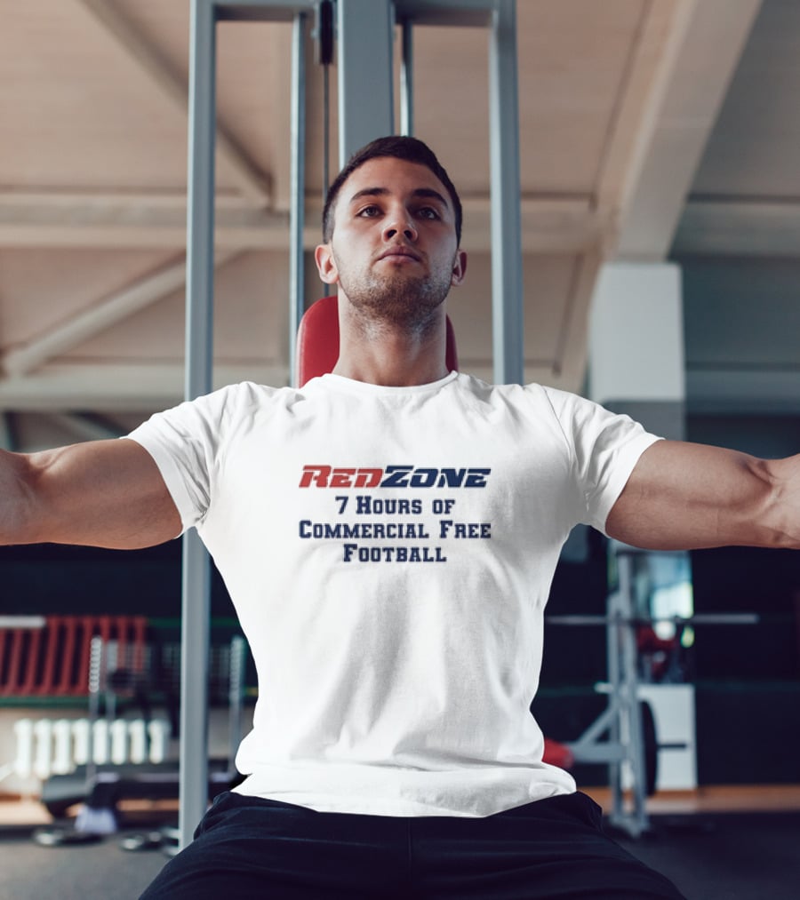 RedZone NFL 7 Hours Of Commercial Free Football Game Day T-Shirt