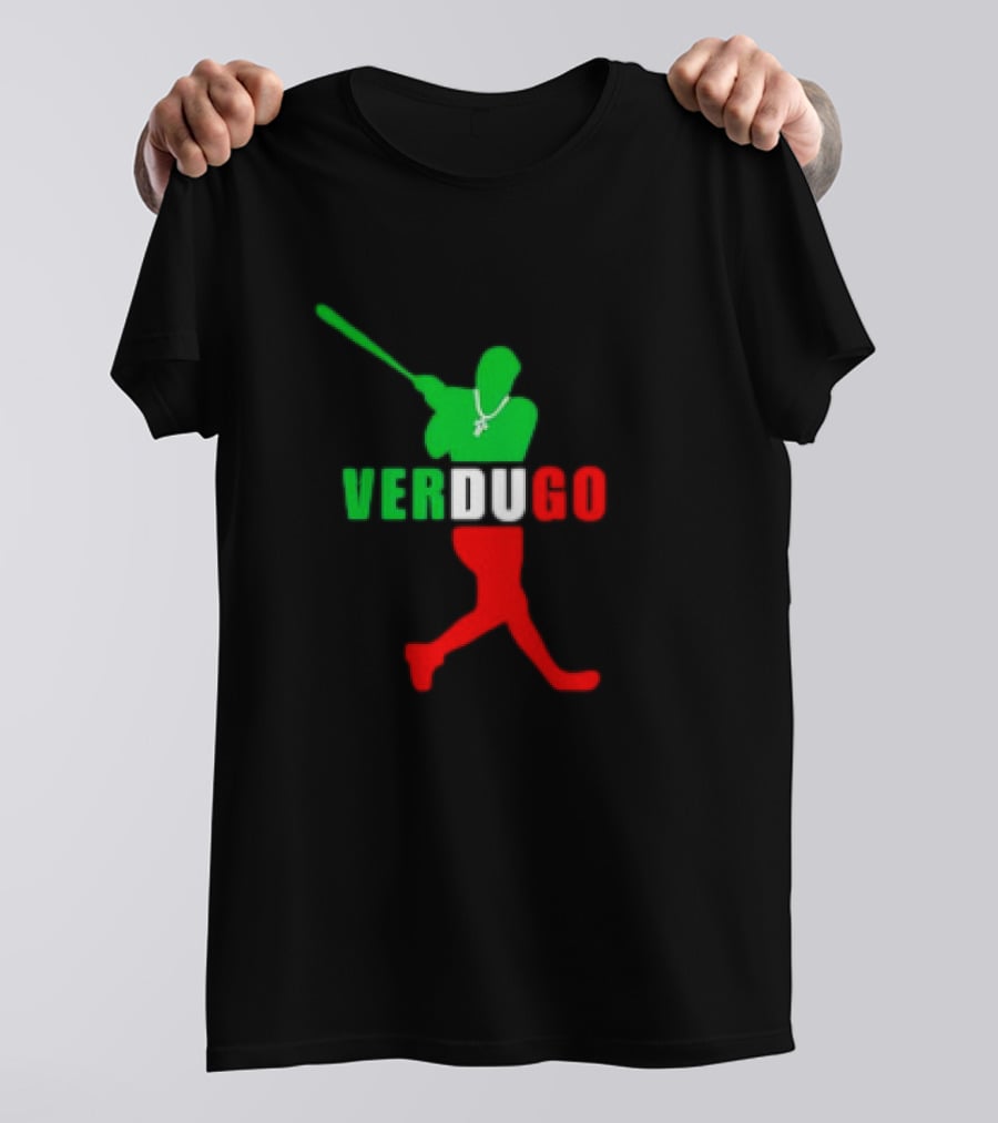 Verdugo Mexico Baseball Red Green T-Shirt