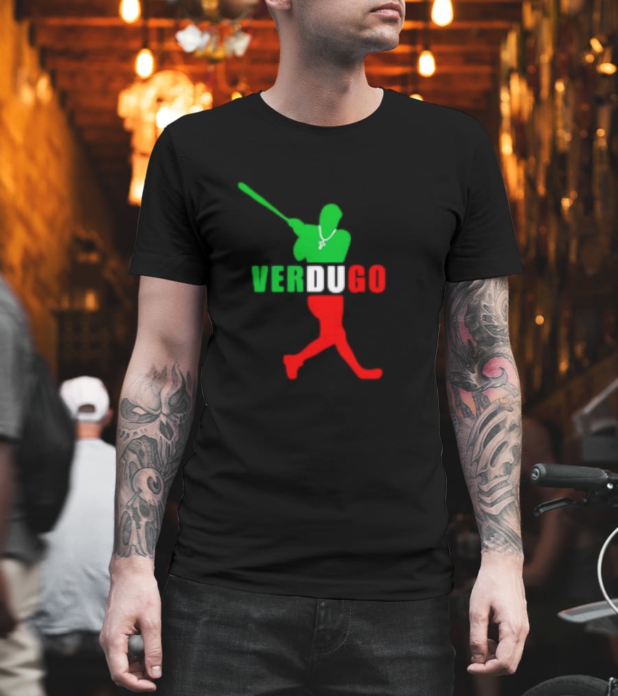 Verdugo Mexico Baseball Red Green T-Shirt