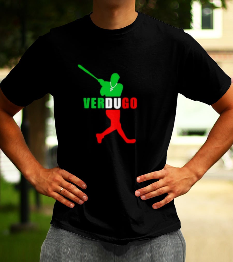 Verdugo Mexico Baseball Red Green T-Shirt