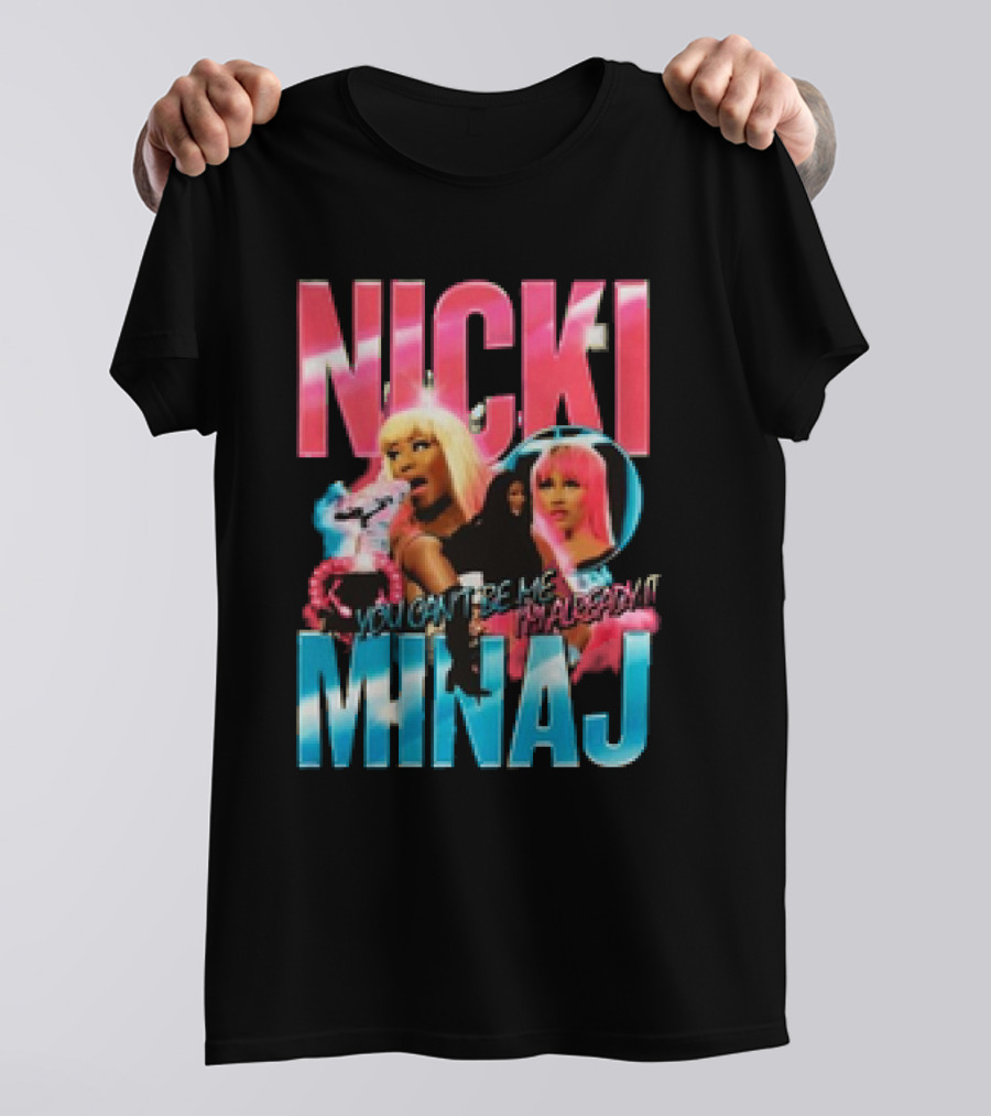 Nicki Minaj You Can't Fire Me I'm Already Lit Pink Friday 2 World Tour T-Shirt