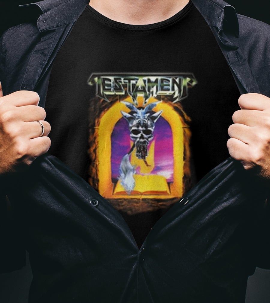 Testament The Legacy Skull Arch Iconic T-Shirt