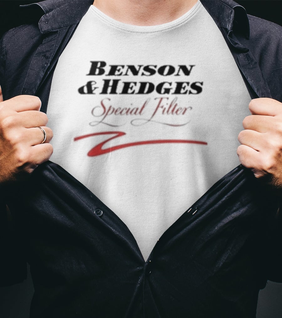 Benson And Hedges Special Filter Classic Red Swirl T-Shirt