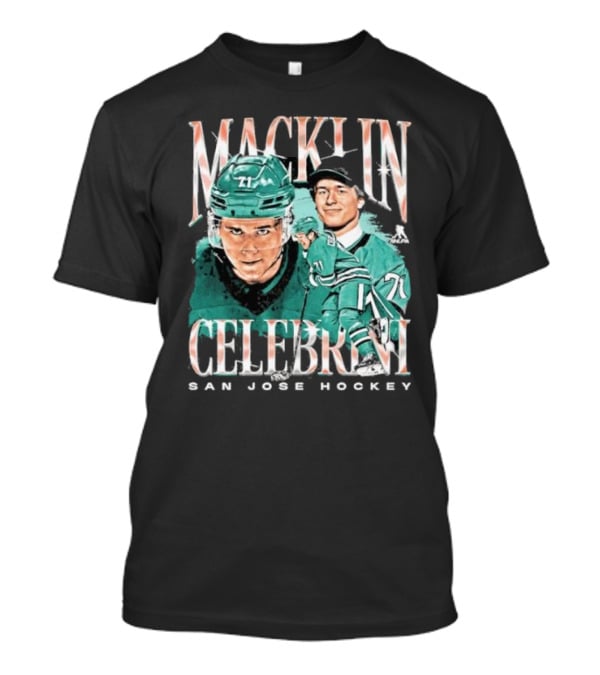 Macklin Celebrini San Jose Hockey Vintage Style Player T-Shirt