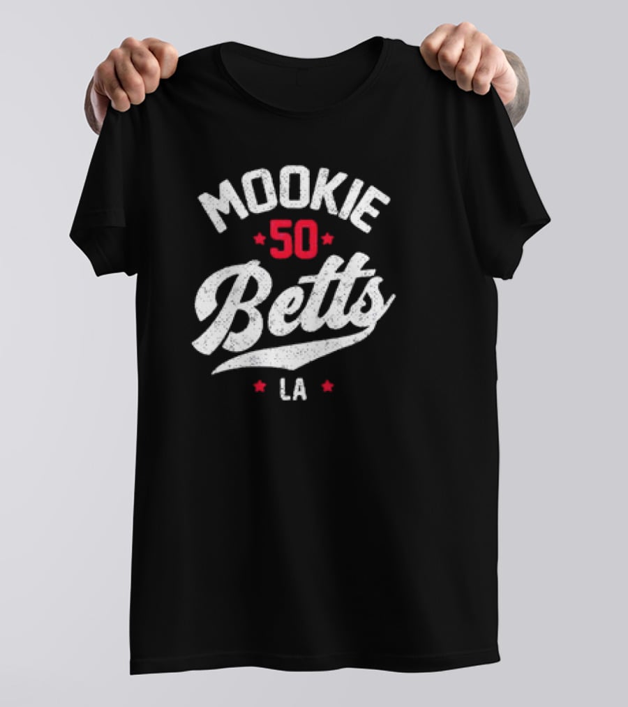 Mookie Betts 50 LA Dodgers T-Shirt