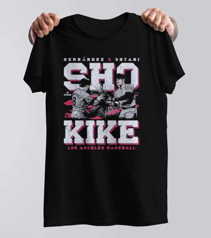 Hernández X Ohtani SHO KIKÉ Los Angeles Baseball T-Shirt
