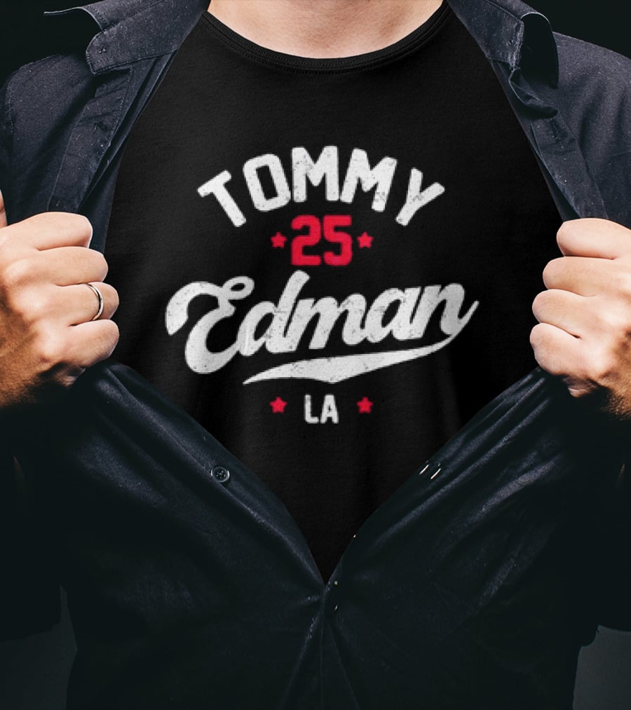 Tommy Edman 25 LA Los Angeles Dodgers T-Shirt
