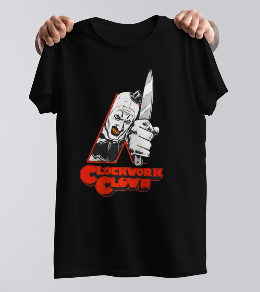 A Clockwork Clown Art The Clown The Terrifier Movies T-Shirt