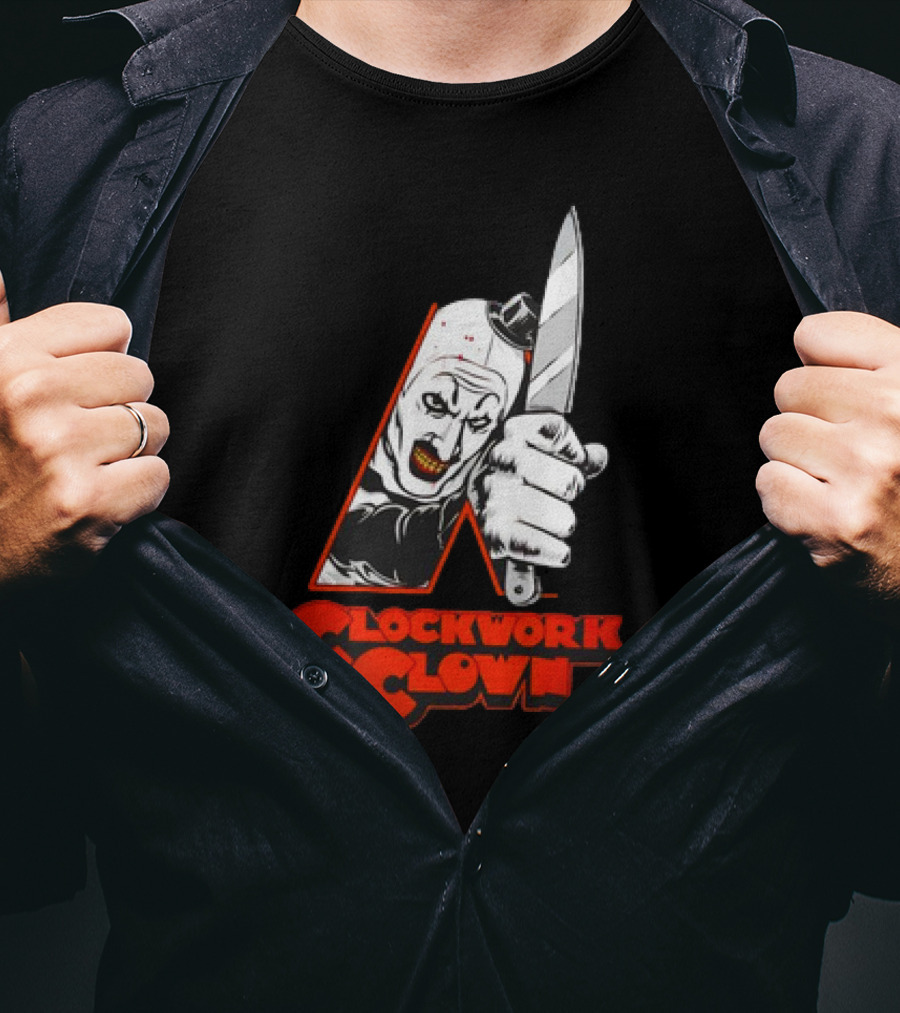 A Clockwork Clown Art The Clown The Terrifier Movies T-Shirt